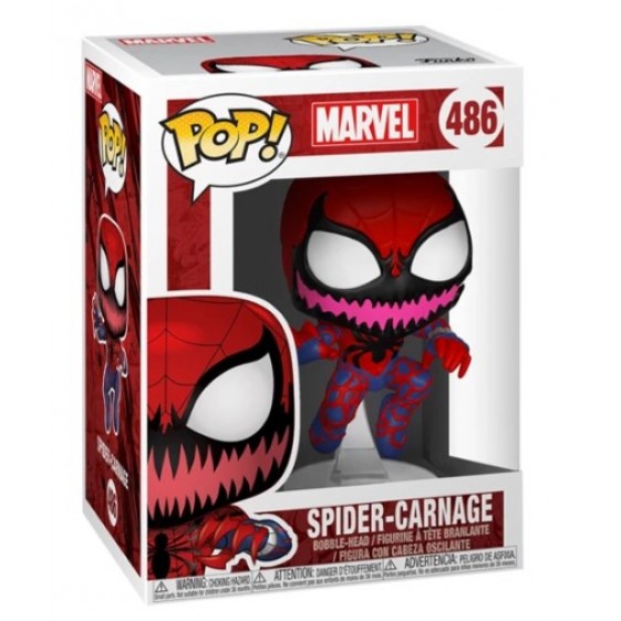 Funko Pop! Marvel Spider-Carnage Special Edition Sticker Exclusive #486 Vinyl Figure