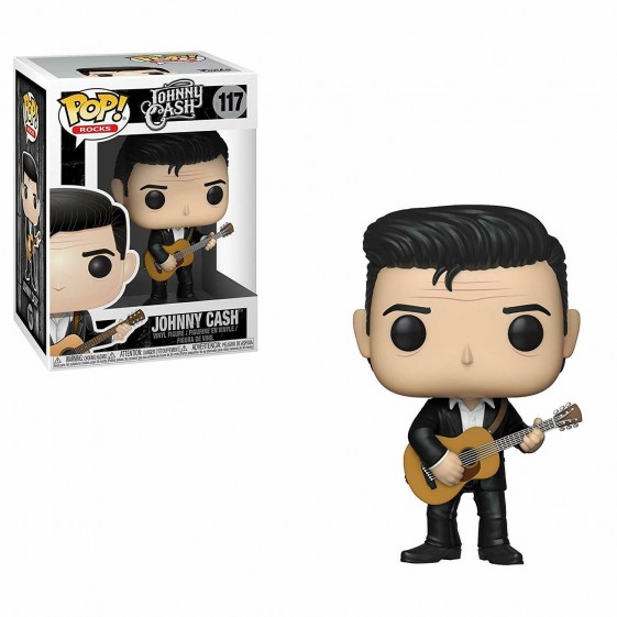 Funko Pop! Rocks Johnny Cash (Guitar Facing Forward) #117 Vinyl Figure
