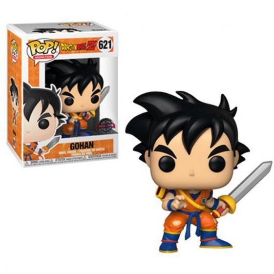 Funko Pop! Dragon Ball Z Gohan Special Edition Sticker Exclusive #621 Vinyl Figure