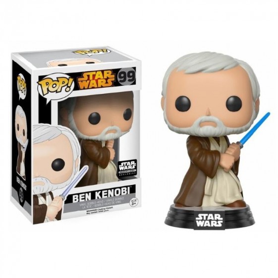 Funko Pop! Movies Star Wars Ben Kenobi Star Wars Smuggler's Bounty Exclusive #99 Vinyl Figure