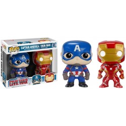 Funko Pop! Marvel Captain America and Iron Man Marvel Collector Corps Exclusive Vinyl Figure Funko Pop! Marvel Captain America and Iron Man Marvel Collector Corps Exclusive Vinyl Figure