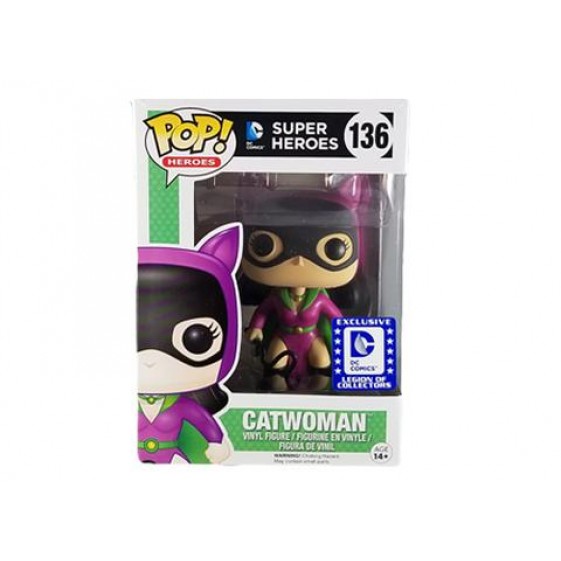 Funko Pop! DC Heroes Catwoman DC Comics Legion of Collectors Exclusive #136 Vinyl Figure