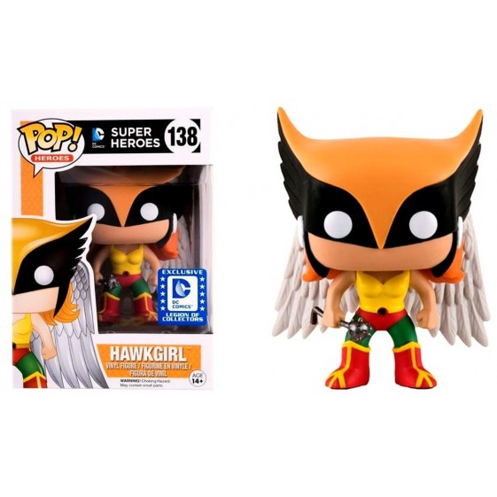 Funko Pop! DC Heroes Hawkgirl Legion of Collectors Exclusive #138 Vinyl Figure