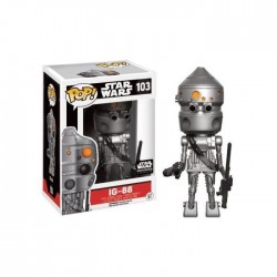 Funko Pop! Movies Star Wars IG-88 Star Wars Smuggler's Bounty Exclusive #103 Vinyl Figure Funko Pop! Movies Star Wars IG-88 Star Wars Smuggler's Bounty Exclusive #103 Vinyl Figure