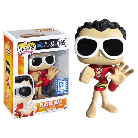Funko Pop! DC Heroes Plastic Man Legion of Collectors Exclusive #165 Vinyl Figure